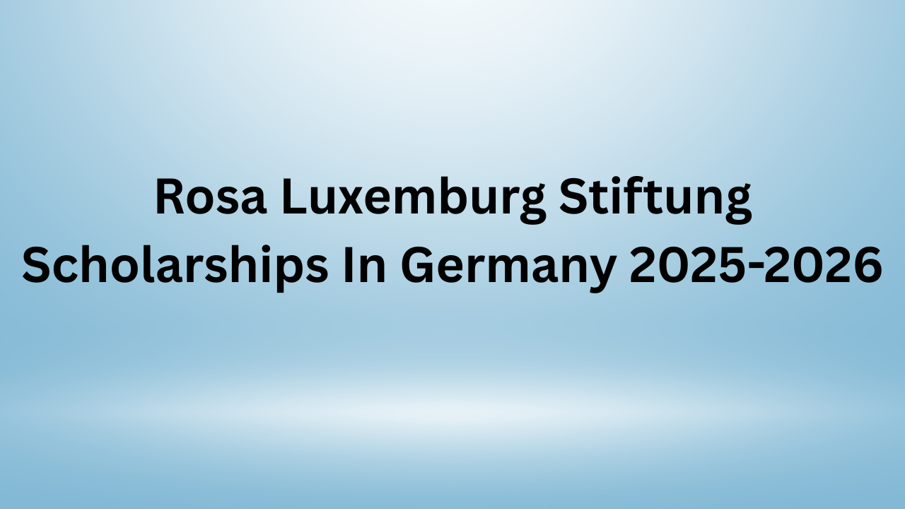 Rosa Luxemburg Stiftung Scholarships