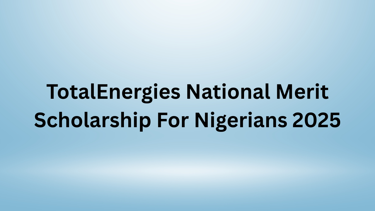 TotalEnergies National Merit Scholarship